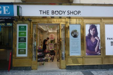 Body Shop v ul. Na Příkopech